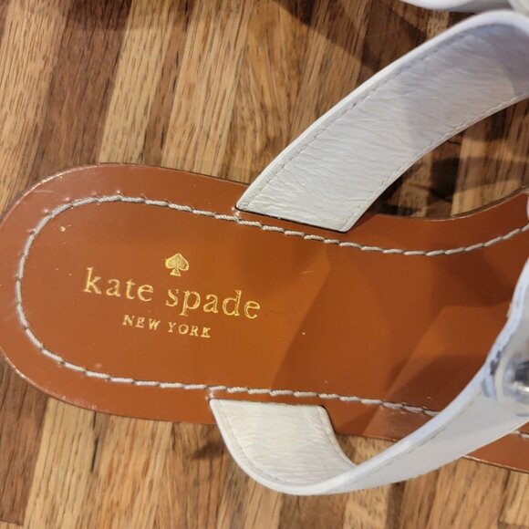 Kate Spade Cora Jeweled Thong Toe Flat Sandals - Picture 9 of 12